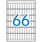 Apli Etiquetas A5 Blancas 12.0 x 30.0mm 15 Hojas