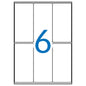 Apli Etiquetas A5 Blancas 49.0 x 100.0mm 15 Hojas