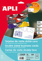 Apli Tarjetas de Visita Doble Cara Brillante 250g 10 Hojas