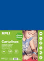 Apli Cartulina Azul Oscuro A4 170g 50 Hojas