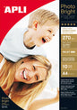 Apli Papel Fotografico Photobright Doble Cara A4 270g 10 Hojas