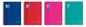 Oxford Europeanbook 10 Cuaderno Espiral Formato A4+ Cuadriculado 5x5mm - 150 Hojas - Tapa Extradura acabado Brillante - 10 Bandas de Color - Colores Surtidos - Cantidad: 5