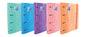 Oxford Europeanbinder Classic Carpeta de 4 Anillas Formato A4+ con Recambio Cuadriculado 5x5mm y 4 Taladros - Cierre con Goma Elastica - Colores Surtidos Tendencia - Cantidad: 10