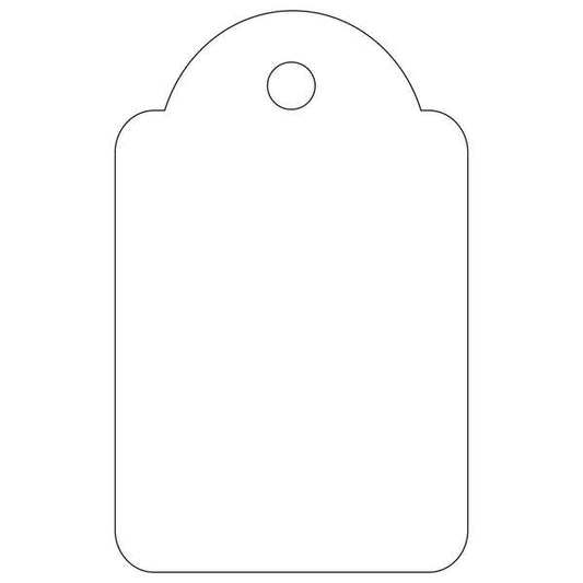 Apli Etiquetas Colgantes Blancas 22 x 35mm 500 U.