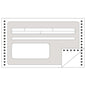 Apli Formulario Recibos en Continuo 240mm x 4' - 1 Copia - Numeracion Secuencial - Papel Autocopiativo - Blanco