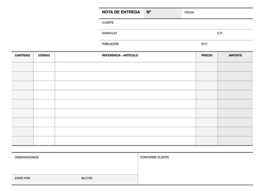 Apli Talonario Entrega 1/4 Apaisado Duplicado A-49 - Papel Autocopiativo - 50 Juegos por Talonario - Numeracion Secuencial - Blanco y Amarillo