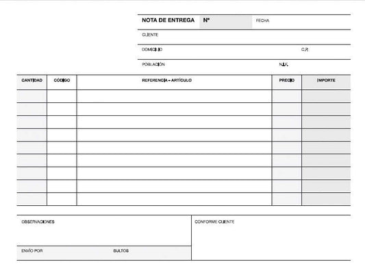 Apli Talonario Entrega 1/8 Apaisado Duplicado - Formato Apaisado - 2 Copias - Numeracion Secuencial - Papel Autocopiativo - Blanco