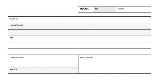 Apli Talonario Recibo 1/3 Apaisado Duplicado A-60 - Formato Apaisado - 3 Copias - Papel Autocopiativo - Blanco