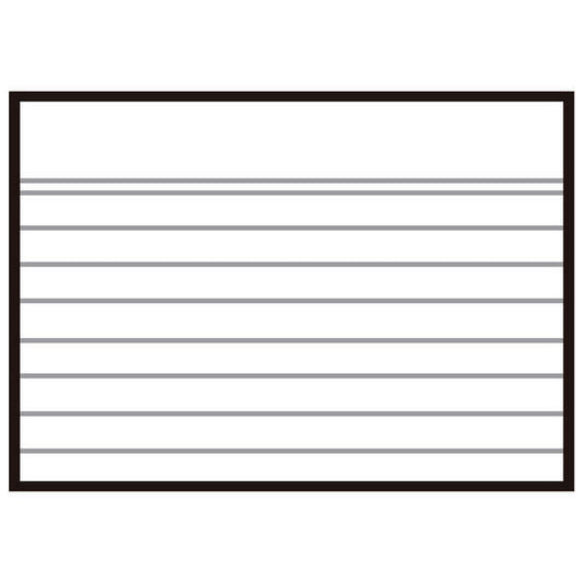 Apli Fichas Rayas Nº1 95x65mm 100U - Ideal para Organizar y Clasificar - Resistente y Duradero - Multicolor