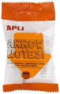 Apli Notas Adhesivas Flecha 70x70mm Bloc 200 Hojas - 4 Colores Surtidos - Fluorescentes - Destacables - Color: Surtido