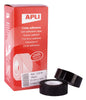 Apli Cinta Adhesiva Negra 19mm x 33m - Resistente al Agua y a la Intemperie - Facil de Cortar con las Manos - Ideal para Uso en Exteriores Negro