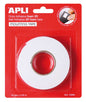Apli Cinta Adhesiva Doble Cara Foam 3D 19mm x 228m - Adhesion Fuerte y Duradera - Ideal para Manualidades y Decoracion - Color Blanco