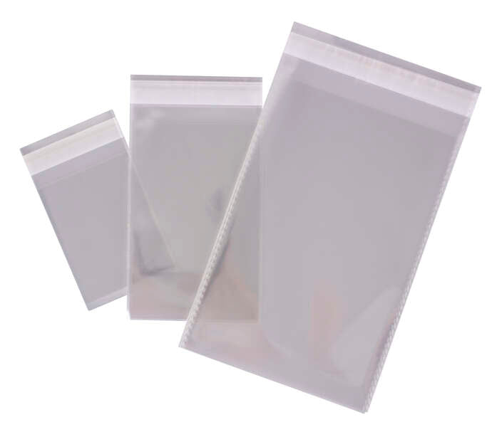 Apli Bolsas Polipropileno Transparente con Cierre Adhesivo - 80 x 120mm - Galga 120 - Alta Resistencia y Flexibilidad - Uso Alimenticio