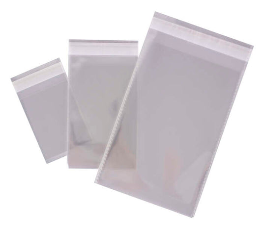 Apli Bolsas Polipropileno Transparente 250x330mm con Cierre Adhesivo - Galga 120 - Alta Resistencia y Flexibilidad - Uso Alimenticio