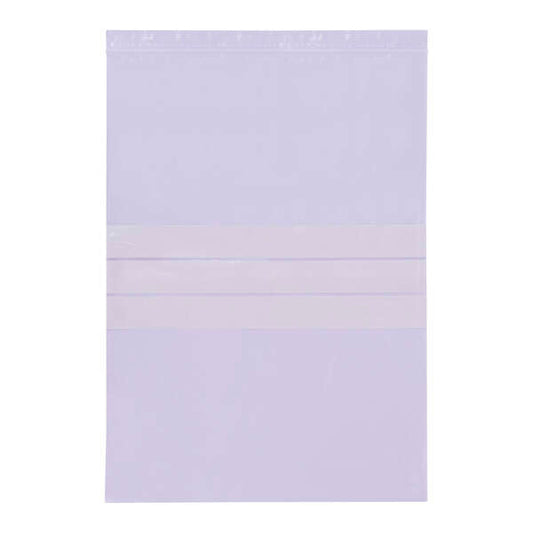 Apli Pack de 100 Bolsas con Zip Auto Cierre Transparentes 250 x 350mm - Material LDPE - Cierre Seguro y Facil Manipulacion - Uso Alimenticio - Utiles para Viajes