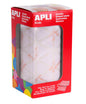 Apli Gomets Triangulares Blancos - 20x20x20mm - Adhesivo Permanente - 2832 Gomets por Rollo - Normas EN-71 y FSC - Adhesivo Base Agua - Libre de Disolventes - ECF - 100% Reciclables