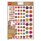 Apli Gomets Redondos Adhesivo Permanente - Ø 10mm, Ø 14mm y Ø 20mm - 624 Gomets por Bolsa - Desarrollo de Habilidades y Creatividad - Colores Colores
