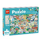Apli Puzzle Observacion Ciudad de 104 Piezas de 5x5cm - Incluye Poster y 3 Fichas - Facil Manejo - Desarrolla Habilidades y Autoestima - Recomendado para Niños a partir de 5 Años
