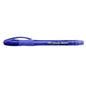Bic Gel-ocity Illusion Boligrafo de Tinta Gel Borrable - Punta Media de 0.7mm - Recargable - Grip de Goma - Clip de Plastico - Color Azul - Cantidad: 12
