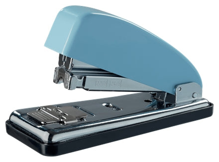 Petrus 226 Edicion Retro Grapadora Metalica - Hasta 30 Hojas - Grapado Cerrado, Abierto y Clavado - Color Fondant Blue