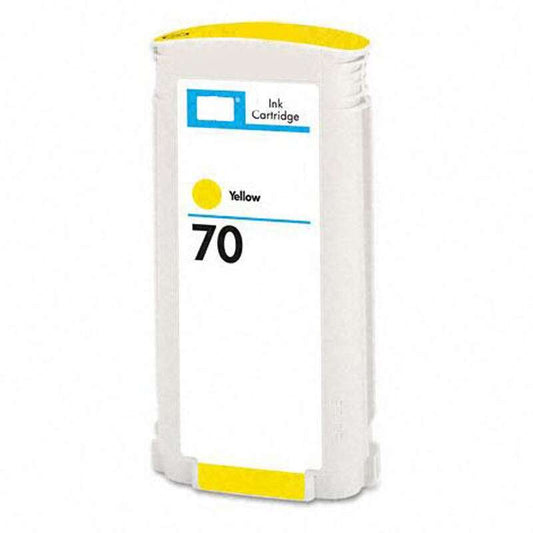 HP 70 Amarillo Cartucho de Tinta Pigmentada Generico