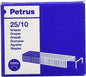 Petrus Caja de 1000 Grapas 25/10 Galvanizadas - Hasta 60 Hojas - Patilla de 10mm
