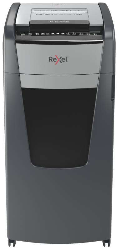 Rexel Optimum Autofeed 750x Destructora Automatica de Corte en Particulas - Alimentacion Automatica de Hasta 750 Hojas - Clasificacion de Seguridad P-4 - Negro
