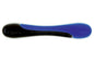 Kensington Reposamuñecas de Gel Duo - Almohadilla de Gel - Canal de Ventilacion - Combinacion de Colores en Dos Tonos - Acabado Suave - Color Azul/Negro Gris