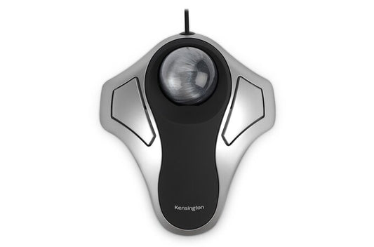 Kensington Orbit Trackball Optico USB - Bola de 40mm - 4 Botones Personalizables - Uso Ambidiestro - Precision y Control Superiores - Color Plata/Negro