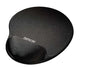Esselte Dataline All in One Alfombrilla con Reposamuñecas Relleno de Gel - Medidas 300x260x35mm - Lycra Lavable - Base Antideslizante - Control del Raton Mejorado - Color Negro
