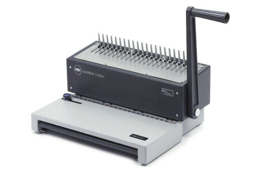 GBC Encuadernadora de Canutillo Combbind C150Pro - Perforacion A4 - Encuadernacion Hasta 450 Hojas - Estructura de Aluminio Resistente - Color Blanco