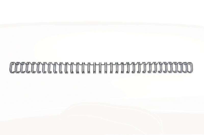 GBC Wirebind Encuadernacion de Alambre 9.5mm - A4 Negro (100) - Profesional Duradero Flexible - Color Negro