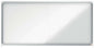 Nobo Vitrina Interior para 27 Hojas A4 con Superficie Magnetica y Puerta Deslizante - 997x2072x54mm - Marco de Aluminio - Puertas de Cristal de Seguridad - Cerradura y Llaves Incluidas - Color Blanco