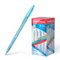 Erichkrause R-301 Spring Boligrafo - Punta de 0.7mm - Cuerpo Translucido en Colores Surtidos - Tinta de Secado Rapido - Color Azul - Cantidad: 50