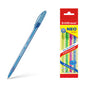 Erichkrause Neo Cocktail Pack de 4 Boligrafos Stick Brillante y Desechable - Punta de Aguja Fina - T