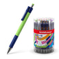 Erichkrause Boligrafo Automatico Mc-5 - Cuerpo Satinado Redondo - Detalles Metalizados - Punta de 5
