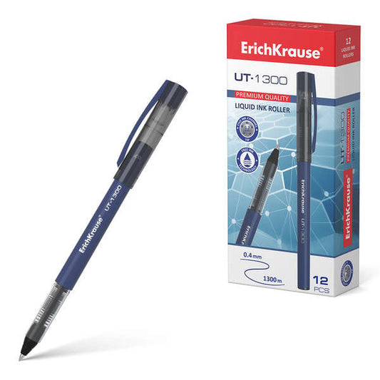 Erichkrause Boligrafo-Roller Ut-1300 - Punta Estandar de 0.7mm - Tinta de Gel de Secado Rapido - Col