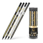 Erichkrause Magic Sky Lapiz de Grafito Triangular HB - Goma de Borrar - Madera Negra - Cuatro Diseños Diferentes - Cantidad: 42
