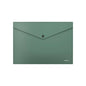 Erichkrause Fizzy Classic Sobre Portadocumentos ?4 - Fabricado en Plastico Opaco - Textura Rugosa - Color Verde - Cantidad: 12