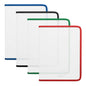 Erichkrause Matt Clear Pack de 4 Carpetas con Cremallera A4+ - Material Transparente - Para Organizar y Transportar Documentos - Colores Surtidos
