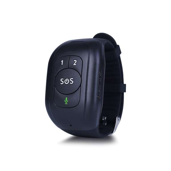 Leotec Senior Smart Band 4G - Geolocaliza en Tiempo Real - Localizacion por Medio de Redes WiFi y LBS - Monitor de Ritmo Cardiaco, Podometro, Tensiometro etc... - Color Negro