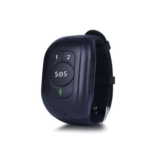 Leotec Senior Smart Band 4G - Geolocaliza en Tiempo Real - Localizacion por Medio de Redes WiFi y LBS - Monitor de Ritmo Cardiaco, Podometro, Tensiometro etc... - Color Negro