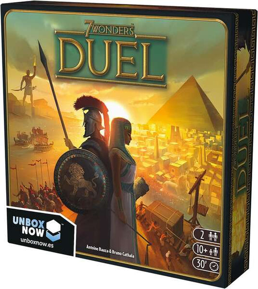 7 Wonders Duel Juego de Tablero - Tematica Historia - 2 Jugadores - A partir de 10 Años - Duracion 30min. aprox.