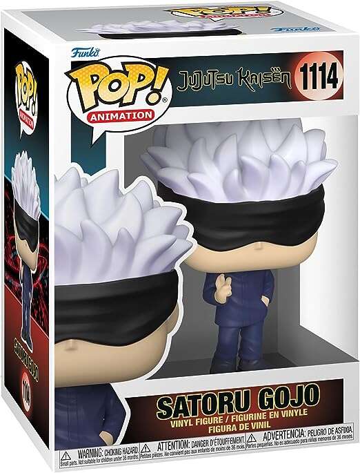 Funko Pop Animacion Jujutsu Kaisen Satoru Gojo - Figura de Vinilo - Altura 9.5cm aprox.