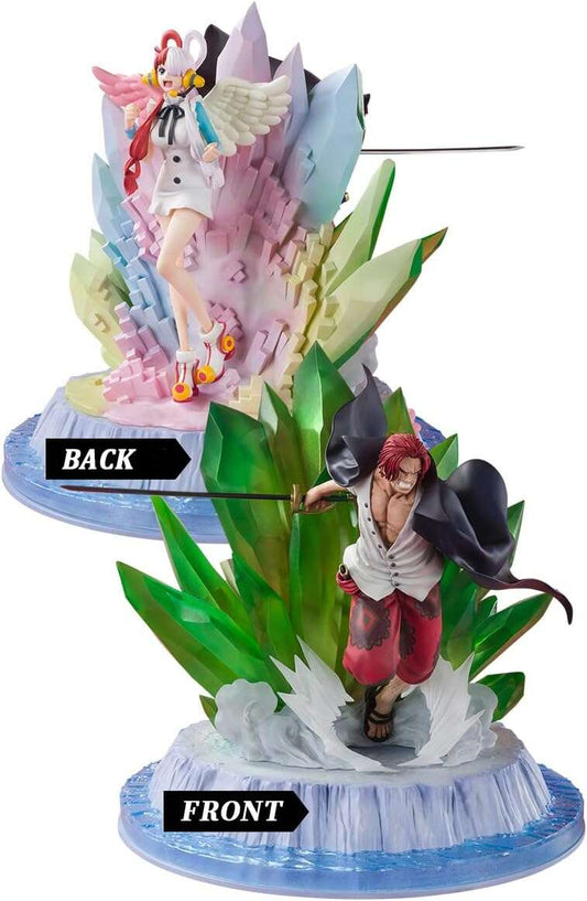 Tamashii Nations Figuarts Zero Extra Battle One Piece Shanks y Uta - Figura de Coleccion - Altura 24cm aprox.