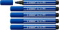 Stabilo Pen 68 MAX Rotulador - Punta de Fibra Biselada - Trazo entre 1-5mm aprox. - Tinta a Base de Agua - Color Azul Marino - Cantidad: 5