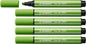 Stabilo Pen 68 MAX Rotulador - Punta de Fibra Biselada - Trazo entre 1-5mm aprox. - Tinta a Base de Agua - Color Verde Claro - Cantidad: 5