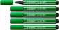 Stabilo Pen 68 MAX Rotulador - Punta de Fibra Biselada - Trazo entre 1-5mm aprox. - Tinta a Base de Agua - Color Verde - Cantidad: 5