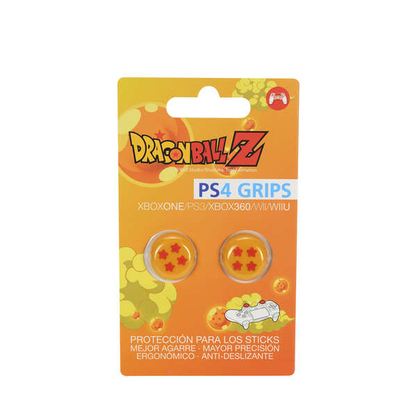 FR-TEC Grips 4 Stars Dragon Ball Z - Material Antideslizante - Mayor Agarre para los Dedos - Color Amarillo