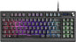 Mars Gaming Teclado MKREVO TKL con Pad Numerico - Tecnologia H-Mech - Iluminacion RGB 12 Modos - Rueda de Control Dual - Compatibilidad Multiplataforma - Color Negro